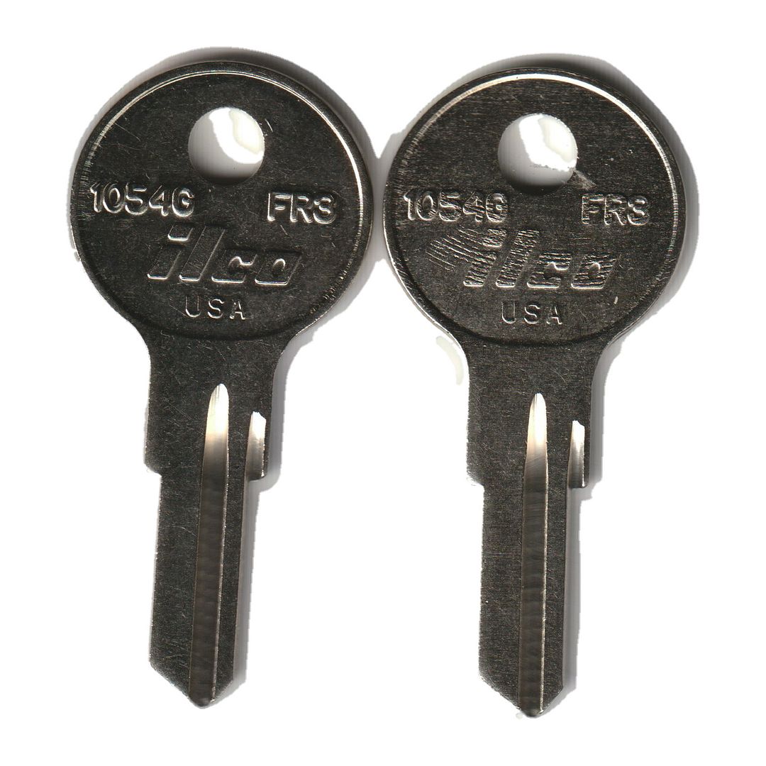 FR3 key blank, reverse side