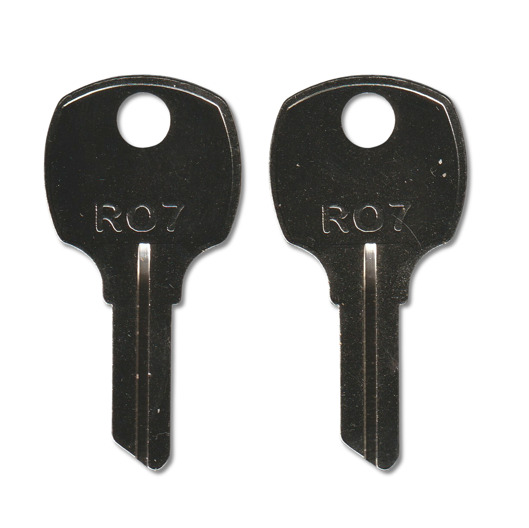 Key code X1A-X783A National replacement key pair, 1069G blank (back)