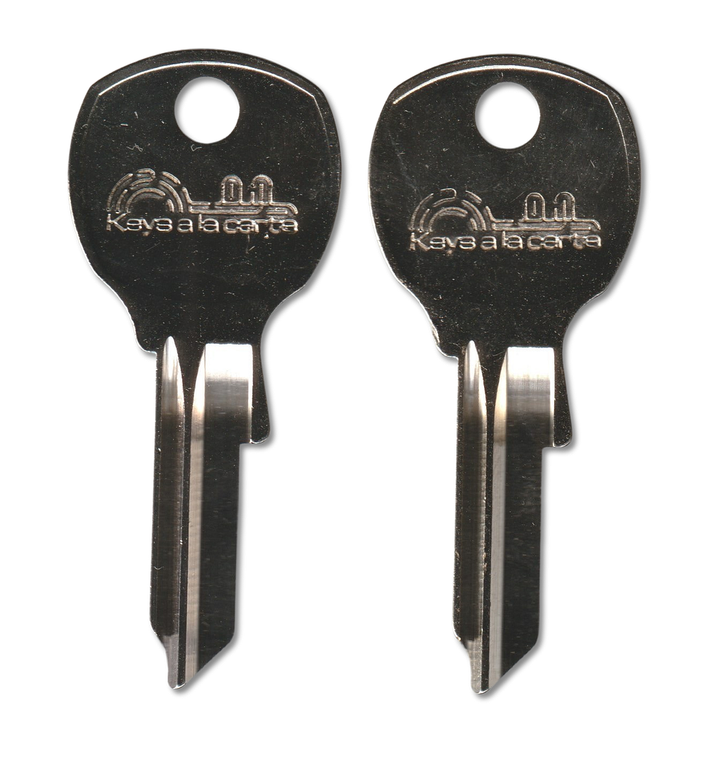 Key code 101K-554K National replacement key pair, NA14 blank