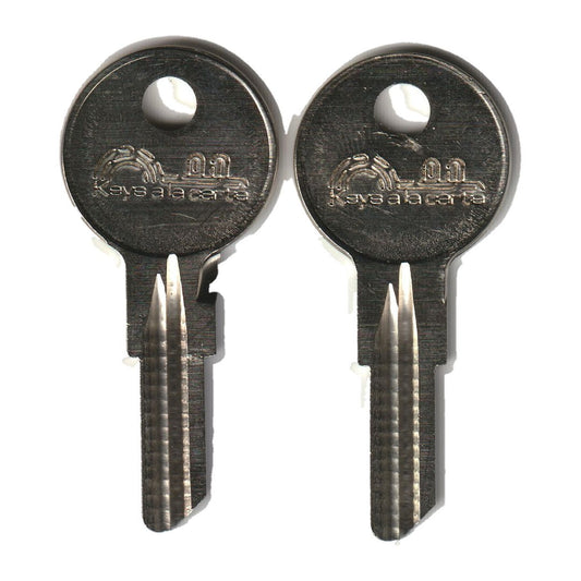 Key code CH751-CH1000 Chevrolet replacement key pair, B5 blank