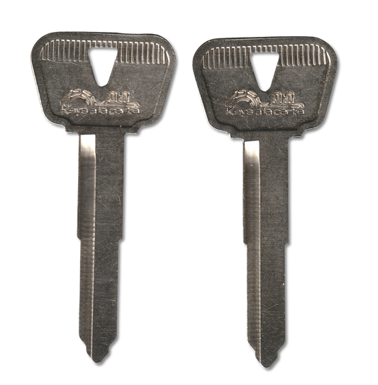 Key code A3201001-A7989769 Yamaha replacement key, YM63 blank (front)