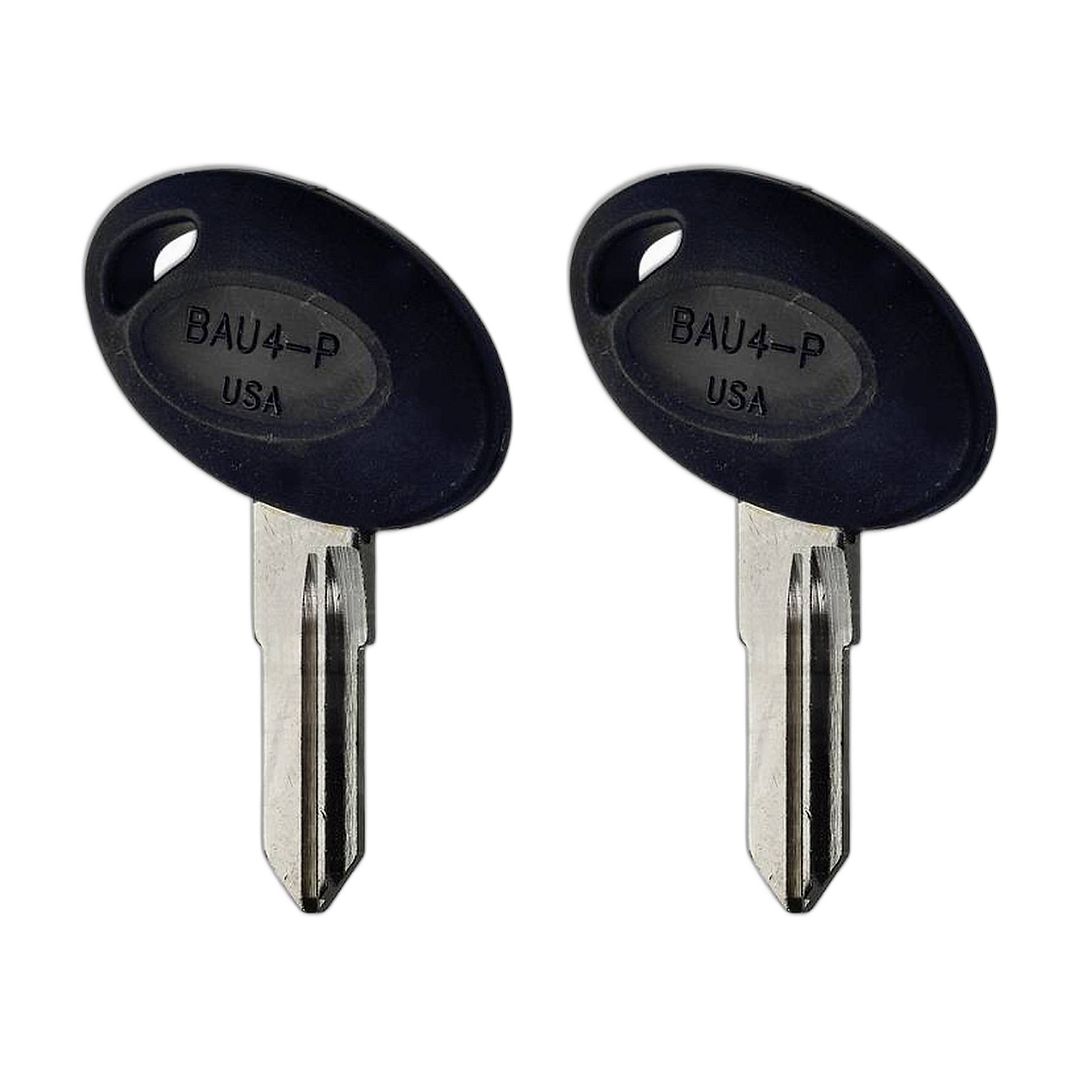 Key code RV301-RV370 Bauer replacement key pair, BAU4 blank