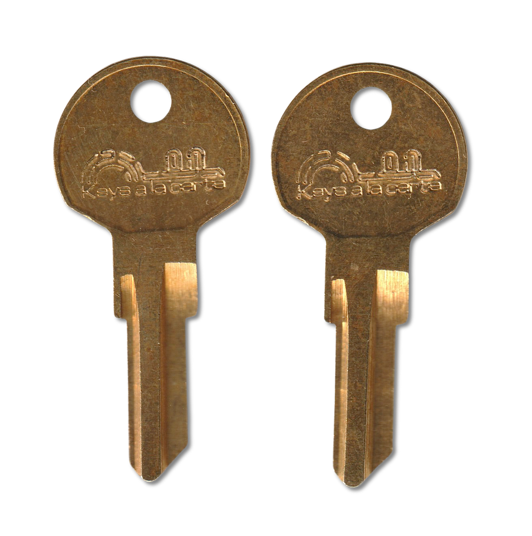 Key code DF1-DF61 Dominion replacement key, IN29 blank (front)