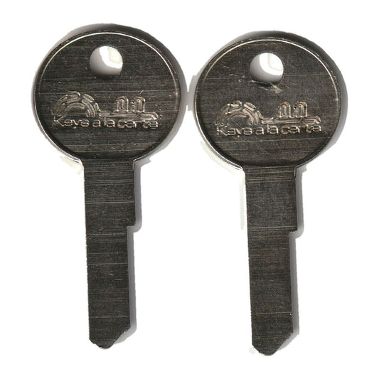 Key code 92401-92800 Lowe & Fletcher replacement key pair, LF5 blank