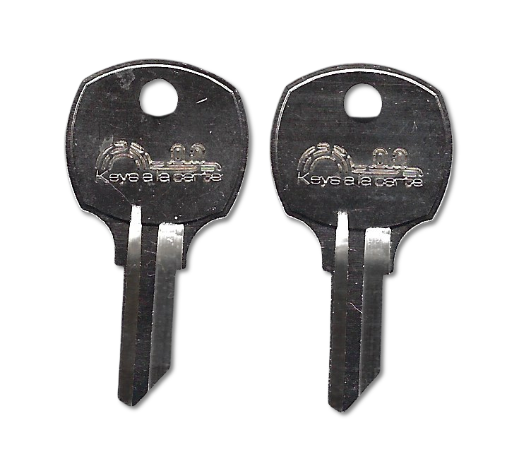 Key code C001B-C175B Sentry replacement key, S1069H blank (back)