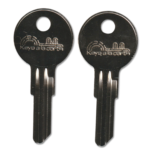 Key code FR1-FR250 Yale replacement key, Y12 blank