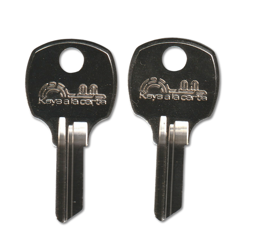 1069G uncut key blank 2-pack for National Cabinet Locks, nickel-plated brass